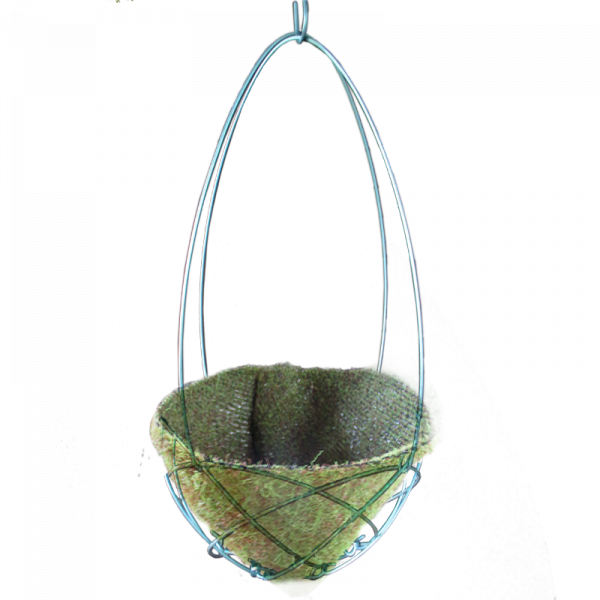 Single Hanging Basket Kit 30cm diameter with matching EAL Liner