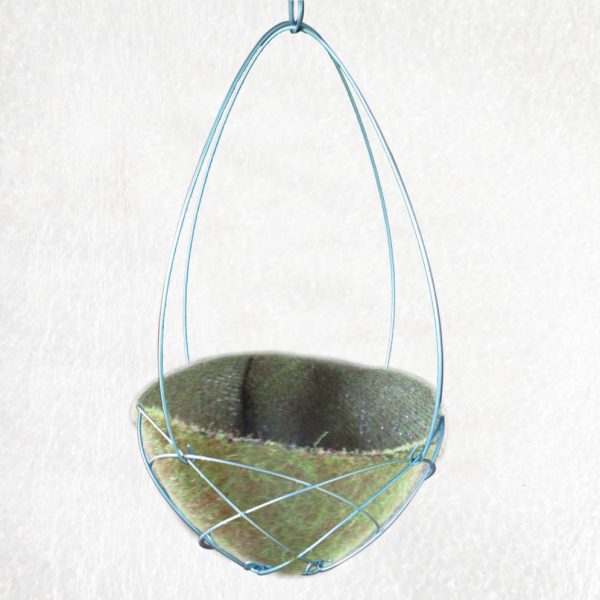 Single Hanging Basket Kit 35cm diameter with matching EAL Liner