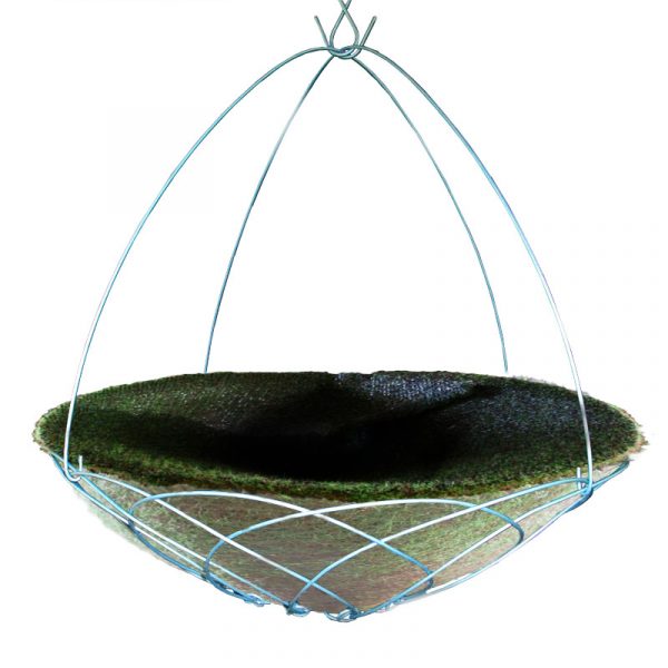Single Hanging Basket Kit 60cm diameter with matching EAL Liner