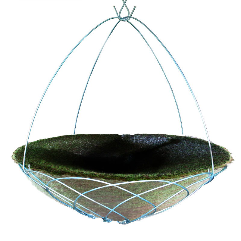Single Hanging Basket Kit 60cm diameter with matching EAL Liner Eco